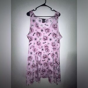 ▪️SOLD▪️Her Universe x Sweet Society Kawaii Pink Pumpkin Skull Dress Plus Size